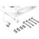Кулер для корпуса/ Case Cooler ID-COOLING TF-12025-PRO SW TRIO (120x120x25mm, 4-pin PWM, 70CFM, 28.9dBA, 1500RPM, White, 3pcs)