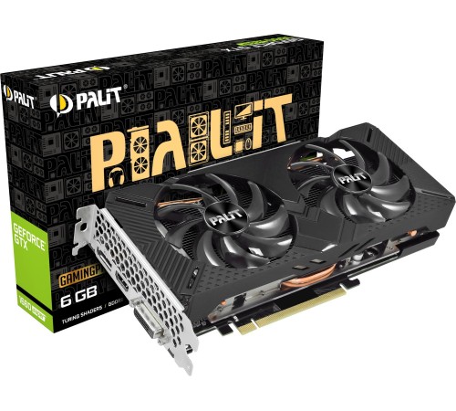 Видеокарта Palit GTX1660SUPER Gaming Pro 6G GDDR6 192bit DVI HDMI DP (Вскрытая упаковка) Видеокарта Palit GTX1660SUPER Gaming Pro 6G GDDR6 192bit DVI HDMI DP (Вскрытая упаковка)