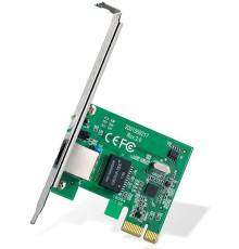 Сетевая карта/ 32-bit Gigabit PCIe Network Adapter, Realtek RTL8168B, 10/100/1000Mbps  Auto MDI/MDIX