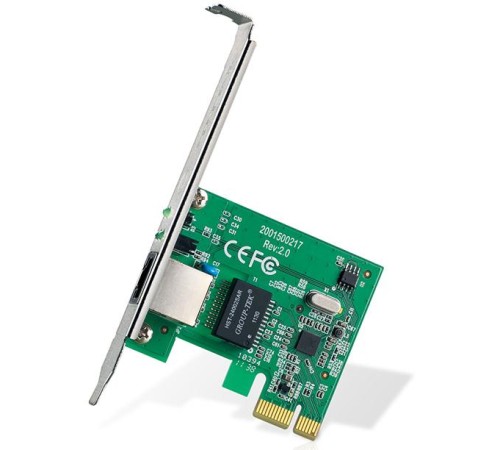 Сетевая карта/ 32-bit Gigabit PCIe Network Adapter, Realtek RTL8168B, 10/100/1000Mbps  Auto MDI/MDIX