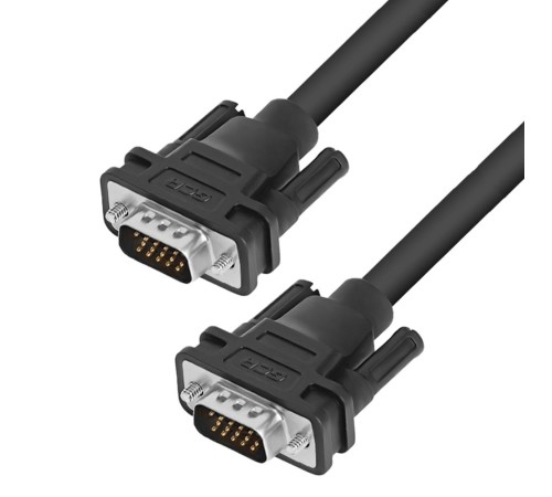 Greenconnect Кабель SVGA 1.8м чёрный, OD6.0mm. 15M / 15M GCR-VM2VM1-1.8m, 28/28 AWG, двойной экран Greenconnect Кабель SVGA 1.8м чёрный, OD6.0mm. 15M / 15M GCR-VM2VM1-1.8m, 28/28 AWG, двойной экран