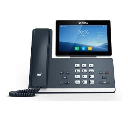 Телефон YEALINK SIP-T58W, 16 аккаунтов, цветной сенсорный экран 7" 1024х600, Android, WiFi, Bluetooth, GigE, без CAM50, без БП, шт
