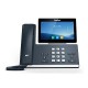 Телефон YEALINK SIP-T58W, 16 аккаунтов, цветной сенсорный экран 7" 1024х600, Android, WiFi, Bluetooth, GigE, без CAM50, без БП, шт