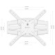 Кронштейн ONKRON/ 37-70" макс 400*400  наклон -2°/+10° поворот 140º, Макс нагрузка 36,4кг от стены: 42-452мм, белый