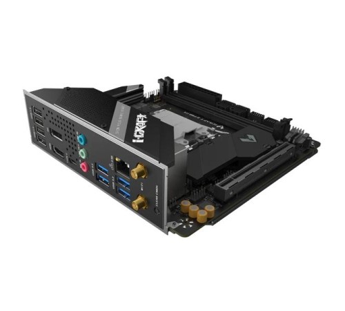 Материнская плата MAXSUN MS-iCraft Z790ITX WIFI, LGA1700, Z790, 2*DDR5, 4*SATA3, 2*M.2,  4*USB 3.2, 4*USB 2.0, Type-C, 1*PCIEx16, HDMI+DP, mITX