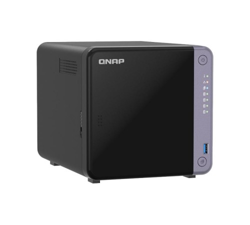 Сетевое хранилище без дисков/ SMB QNAP TS-432X-4G 4-bay 3.5" desktop NAS, AL524 4C 2.0GHz, 4GB DDR4 RAM (max 16GB), 1 x 10GbE SFP+, 2 x 2.5GbE, 1 x PCIe Gen3, 2 x USB 3.2 Gen1