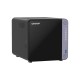 Сетевое хранилище без дисков/ SMB QNAP TS-432X-4G 4-bay 3.5" desktop NAS, AL524 4C 2.0GHz, 4GB DDR4 RAM (max 16GB), 1 x 10GbE SFP+, 2 x 2.5GbE, 1 x PCIe Gen3, 2 x USB 3.2 Gen1