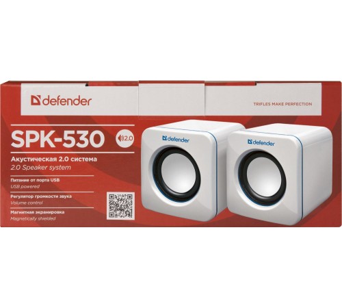 Defender Акустическая 2.0 система SPK-530 черный, 4 Вт, питание от USB