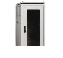 ITK Шкаф сетевой 19" LINEA N 42U 600х1000 мм стеклянная передняя дверь серый