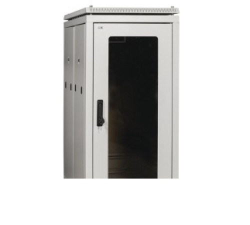 ITK Шкаф сетевой 19" LINEA N 42U 600х1000 мм стеклянная передняя дверь серый