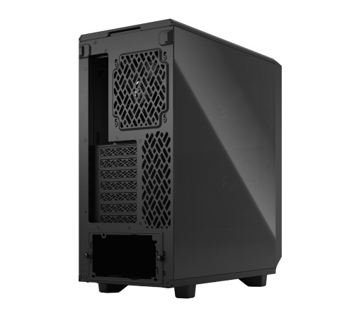 Корпус ПК без блока питания/ Case Fractal Design Meshify 2 Compact TG Dark Tint, Midi-Tower, 2x140mm + 1x120mm, 2xUSB-A 3.2 + 1xUSB 3.2 Type-C ATX, mATX, mITX Black