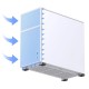 Корпус без блока питания/ Case JONSBO D41 MESH, Midi-Tower, TG, no fan, 1xUSB-A 3.2 + 1xUSB-C 3.2, ATX, mATX White