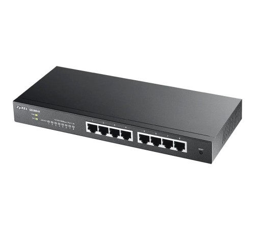 Коммутатор/ Zyxel GS1900-8 Smart L2 switch , 8xGE, desktop, silent