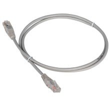 Патч-корд Патч-корд TWT UTP кат.5e, с заливными колпачками, 0.15 м, серый