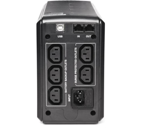 Источник бесперебойного питания Powercom Smart King Pro+ SPT-700, Line-Interactive, 700VA/560W, Tower, 5*IEC320-C13 (2 surge & 3 batt), black (1154033)