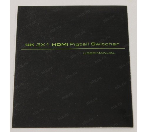 Greenconnect Переключатель HDMI 1.4, 4K@30Hz, 3 к 1 серия Greenline GL-vSW301 Greenconnect Переключатель HDMI 1.4, 4K@30Hz, 3 к 1 серия Greenline GL-vSW301