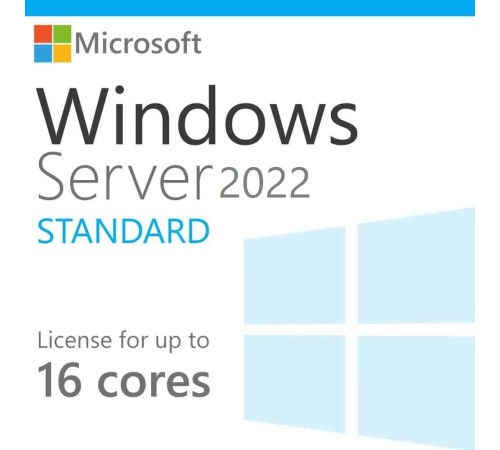 Лицензия на ПО/ Windows Server 2022 Standard 16 CoreLic x32/x64 OnlyDwnLd C2R NR