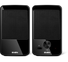 SVEN 312, чёрный, USB, акустическая система 2.0, мощность 2х2 Вт(RMS)