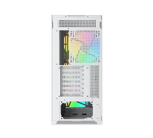 Корпус ПК без блока питания/ Case SAMA Z60 White, Midi-Tower, TG, 4x140mm ARGB, 2xUSB 3.0 + 1xUSB 3.1 Type-C, E-ATX, ATX, mATX, mITX White
