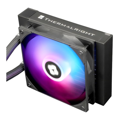Система жидкостного охлаждения/ Water Cooling System Thermalright Aqua Elite 120 V3 (120mm, Black, ARGB/ Fans: 1x120mm, 66.17CFM, 25.6dBA, 1500RPM/ Pump height 53mm, 23dBA, 3300RPM, Rad thickness 27mm/ S: 1700, 1200, 20XX, 115X, AM5, AM4) Система жидкостного охлаждения/ Water Cooling System Thermalright Aqua Elite 120 V3 (120mm, Black, ARGB/ Fans: 1x120mm, 66.17CFM, 25.6dBA, 1500RPM/ Pump height 53mm, 23dBA, 3300RPM, Rad thickness 27mm/ S: 1700, 1200, 20XX, 115X, AM5, AM4)