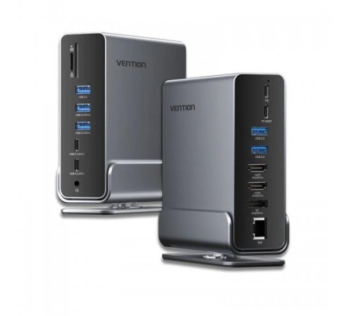 Мультифункциональная док-станция Vention USB Type C 15 в 1 Мультифункциональная док-станция Vention USB Type C 15 в 1