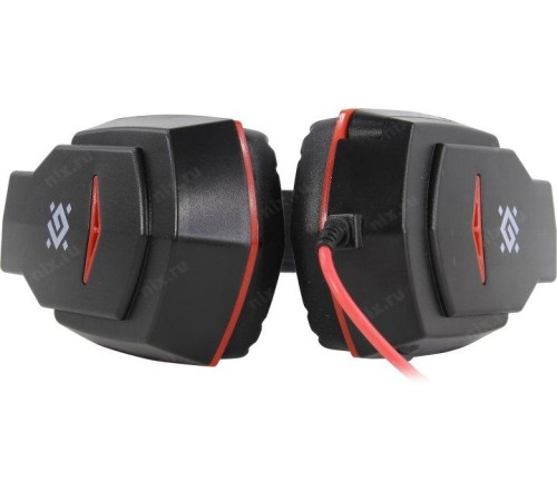 Defender Игровая гарнитура Warhead G-320 черный+красный, кабель 1.8 м