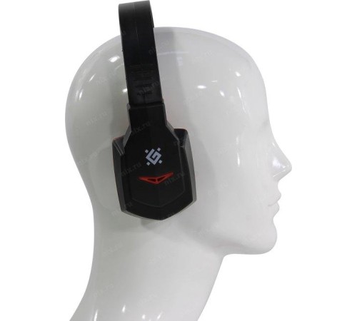 Defender Игровая гарнитура Warhead G-320 черный+красный, кабель 1.8 м