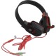 Defender Игровая гарнитура Warhead G-320 черный+красный, кабель 1.8 м