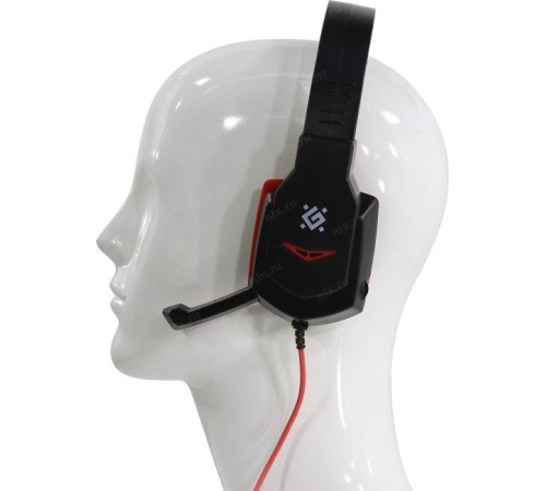 Defender Игровая гарнитура Warhead G-320 черный+красный, кабель 1.8 м