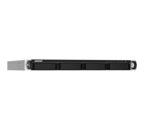 Сетевое хранилище без дисков/ SMB QNAP TS-432PXU-RP-2G 4-Bay quad-core 1.7 GHz rackmount NAS with 250W redundant PSU, 2GB DDR4 UDIMM RAM (max 16GB), SATA 6Gb/s, 2x 10GbE SFP+ LAN, 2x 2.5 GbE LAN, 1x PCIe Gen2 x2 slot. W/o RAIL-B02 Сетевое хранилище без дисков/ SMB QNAP TS-432PXU-RP-2G 4-Bay quad-core 1.7 GHz rackmount NAS with 250W redundant PSU, 2GB DDR4 UDIMM RAM (max 16GB), SATA 6Gb/s, 2x 10GbE SFP+ LAN, 2x 2.5 GbE LAN, 1x PCIe Gen2 x2 slot. W/o RAIL-B02