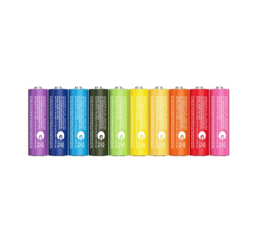 Батарейки щелочные Xiaomi AA Rainbow Batteries (10 Count) LR6 (BHR5393GL) (Вскрытая упаковка) Батарейки щелочные Xiaomi AA Rainbow Batteries (10 Count) LR6 (BHR5393GL) (Вскрытая упаковка)