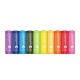 Батарейки щелочные Xiaomi AA Rainbow Batteries (10 Count) LR6 (BHR5393GL) (Вскрытая упаковка)