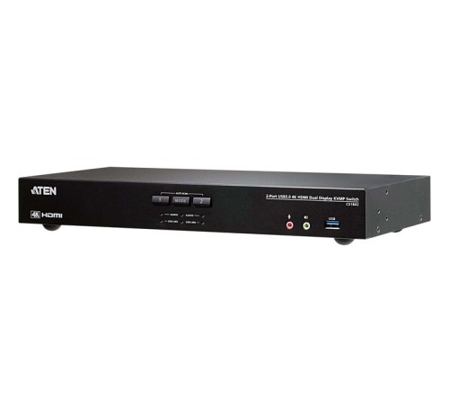 КВМ переключатель ATEN 2-Port USB3.0 4K HDMI Dual Display KVMP Switch