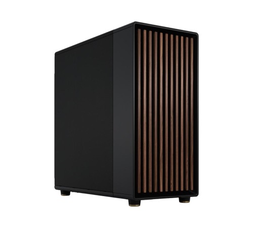 Корпус без блока питания/ Case Fractal Design North XL, Full-Tower, 3x140mm, 2xUSB-A 3.0 + 1xUSB 3.2 Type-C E-ATX, ATX, mATX, mITX Wood panel Charcoal Black