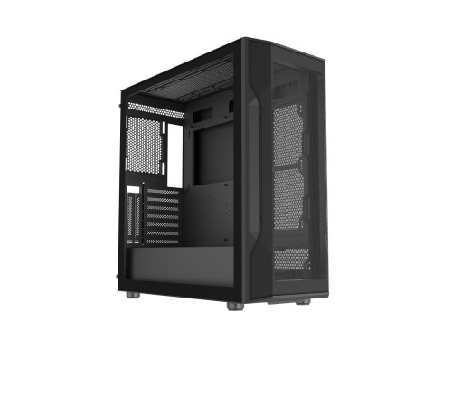 Корпус ПК без блока питания/ Case SAMA S40E Black, Midi-Tower, TG, no fans, 2xUSB 3.0 + 1xUSB 3.1 Type-C, ATX, mATX, mITX Black