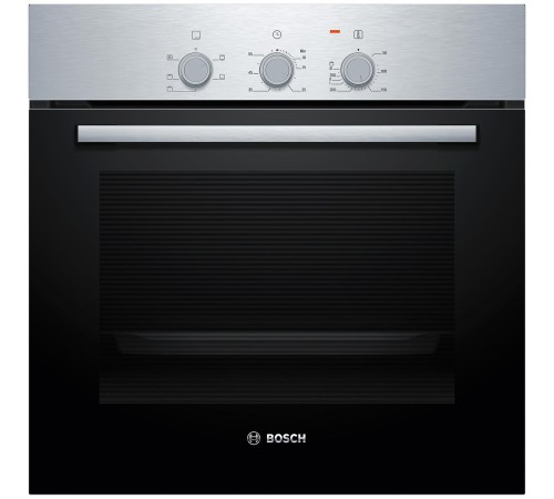 Встраиваемая электрическая духовка BOSCH Serie 2, духовой шкаф,нержавеющая сталь, класс энергоэффективности А, 4 режима,71 литр, сделано в Турции