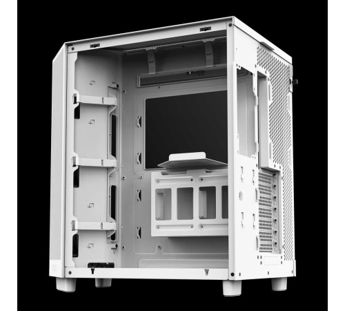 Корпус без блока питания/ Case NZXT H6 Flow, Midi-Tower, TG, 3x120mm, 2xUSB-A 3.2 + 1xUSB-C 3.2, ATX, mATX, mITX White