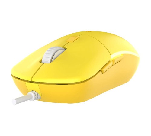 Мышь проводная Dareu LM121 Yellow (желтый), DPI 800/1600/2400/6400, тихий щелчок, подсветка RGB, размер 116x35x60мм, 1,8м Мышь проводная Dareu LM121 Yellow (желтый), DPI 800/1600/2400/6400, тихий щелчок, подсветка RGB, размер 116x35x60мм, 1,8м