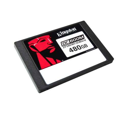 Твердотельный накопитель/ Kingston SSD DC600M, 480GB, 2.5" 7mm, SATA3, 3D TLC, R/W 560/470MB/s, IOPs 94 000/41 000, TBW 876, DWPD 1 (12 мес) Твердотельный накопитель/ Kingston SSD DC600M, 480GB, 2.5" 7mm, SATA3, 3D TLC, R/W 560/470MB/s, IOPs 94 000/41 000, TBW 876, DWPD 1 (12 мес)