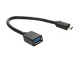 Кабель-адаптер/ Кабель-адаптер USB 3.1 Type-Cm --> USB 3.0 Af , OTG 1,5A , 5,0Gbps , 0,2m VCOM <CU409>