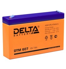 Аккумуляторная батарея Delta Аккумуляторная батарея для ИБП DTM 607 (6V/7Ah)