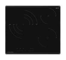 Электрическая варочная панель MAUNFELD/ 60см, стеклокерамика, сенсорное управление, 3 конфорки, тройная зона расширения, таймер, черная