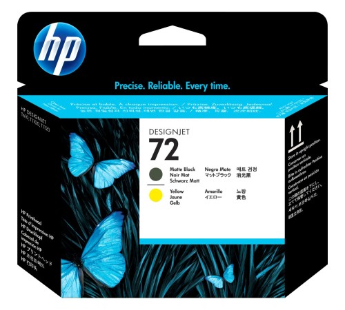 Печатающая головка/ HP 72 Matte Black and Yellow Printhead
