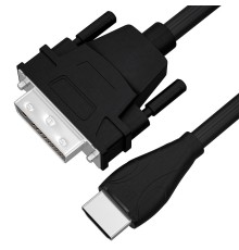 4PH Кабель 3.0m HDMI-DVI 19M / 25M, черный, двойной экран, 4PH-R90115