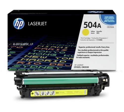 Тонер-картридж/ HP Color LaserJet CE252A Yellow Print Cartridge
