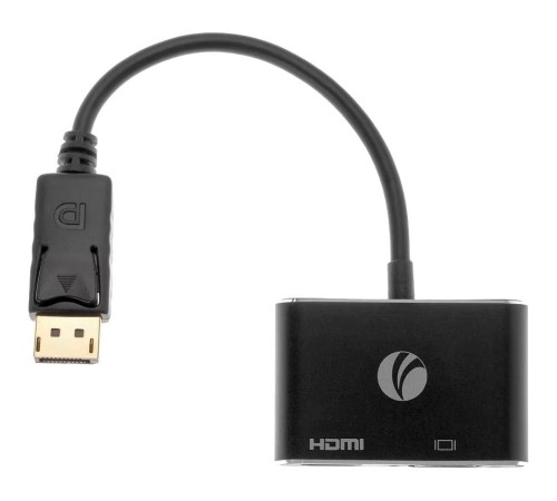 Кабель-переходник/ Кабель-переходник DisplayPort(M) ---> HDMI(F)+VGA(F)4K@30Hz VCOM Allum shell<CG640M-0.15> Кабель-переходник/ Кабель-переходник DisplayPort(M) ---> HDMI(F)+VGA(F)4K@30Hz VCOM Allum shell<CG640M-0.15>