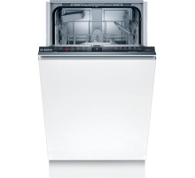 Встраиваемая посудомоечная машина Bosch Serie 2, Встраиваемая посудомоечная машина 45см.,Home Connect, Класс A-А-A;; 6 прогр.: Custom program, Quick L, Автоматическая 45-65°C, Интенсивная 70°, Экономичная,  5 спец.ф-ция: Hygiene+ Extra Rinse  9 компл.посу