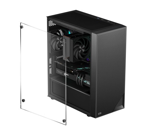 Корпус без блока питания/ Case PCCooler C3B310 BK, Mini-Tower, TG, Mesh, no fans, 2xUSB-A 2.0 + 1xUSB-A 3.0, mATX, mITX Black Корпус без блока питания/ Case PCCooler C3B310 BK, Mini-Tower, TG, Mesh, no fans, 2xUSB-A 2.0 + 1xUSB-A 3.0, mATX, mITX Black