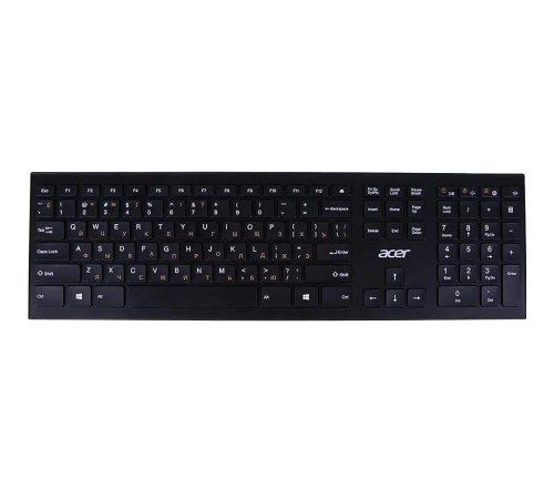 Клавиатура/ Клавиатура беспроводная Acer OKR010 Wireless 2.4G slim Multimedia black