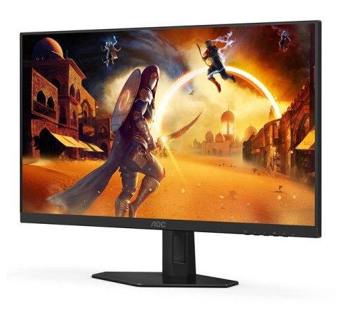 Монитор 27" AOC 27G4XE 1920x1080, WLED, 16:9, Fast IPS, 300cd, 1000:1, 80M:1, 1ms, 178/178, HDMI*2, DP, 180Hz, Speakers, Tilt, Внут, VESA, Black/Grey, 3y